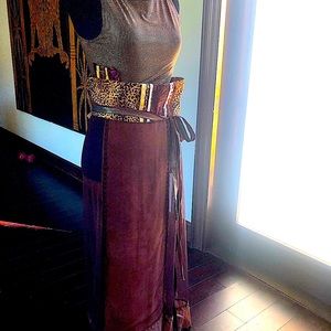 multi-fabric Las Olas Genius designer wrap skirt